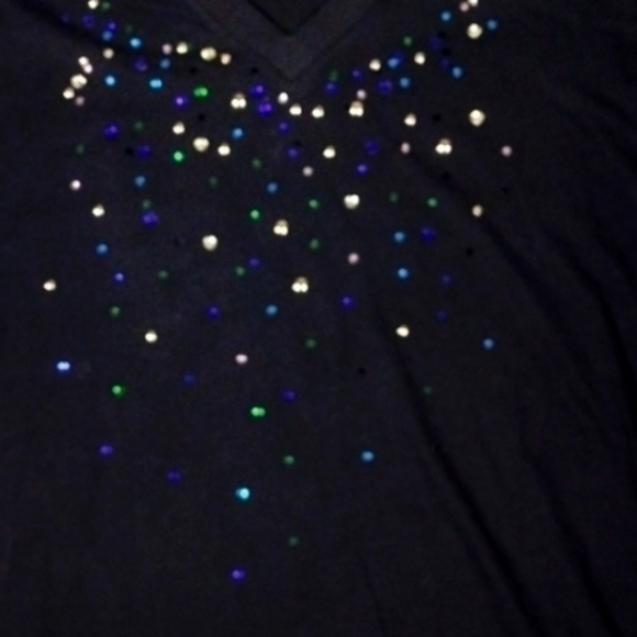 Crystal Embellished T-Shirt NWOT - Picture 4 of 4